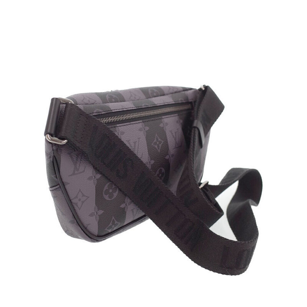 Louis Vuitton Eclipse Bag Monogram Body Black Stripe Sling Modular